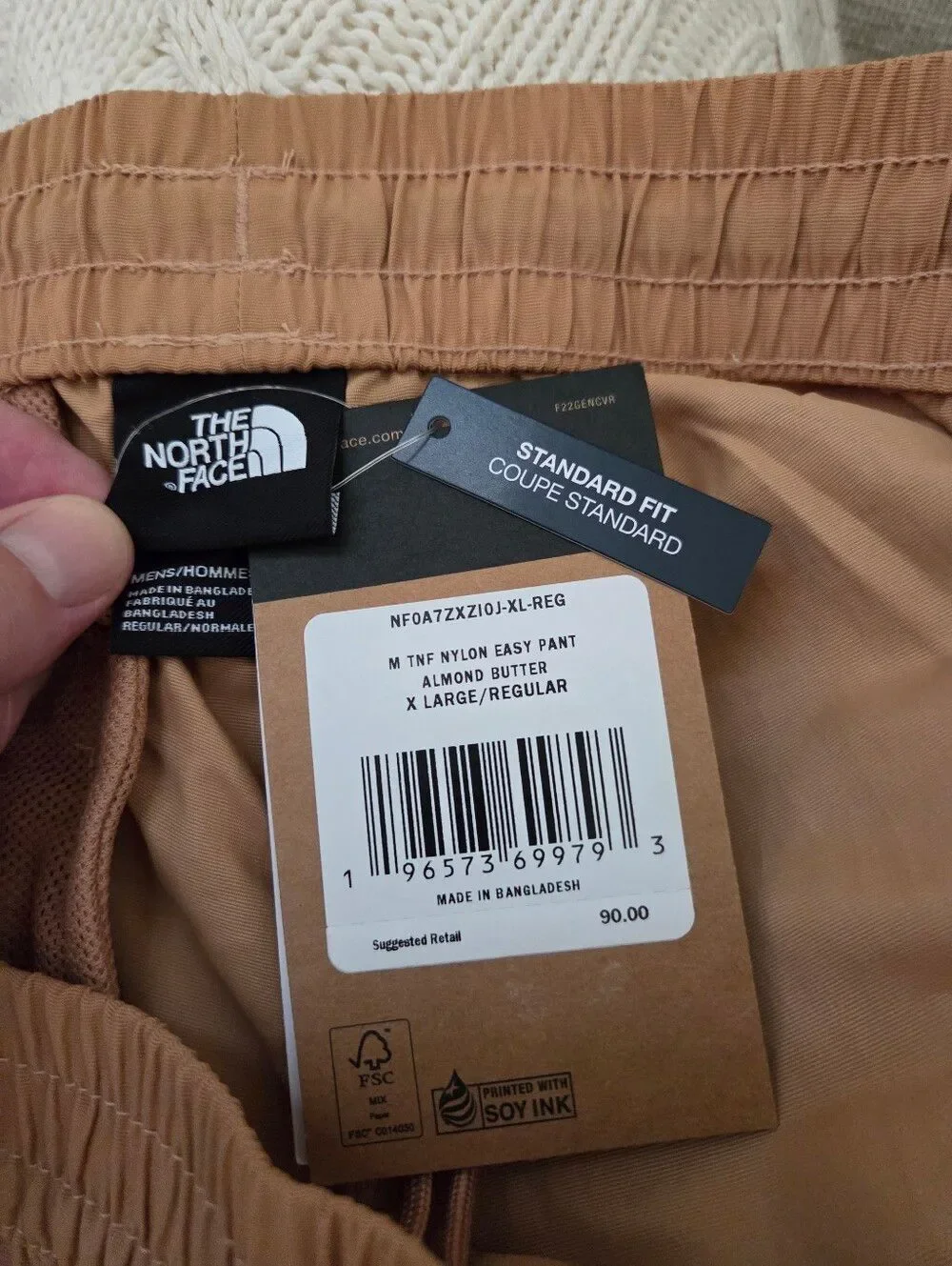 The North Face Men's Easy Wind Pant Sz Xl
